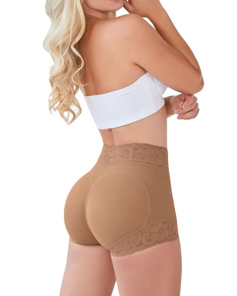 Classic Lace Butt Lifter Shaping Shorts For Women