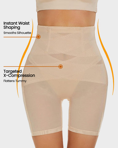 Mesh High Waist Shapewear Shorts