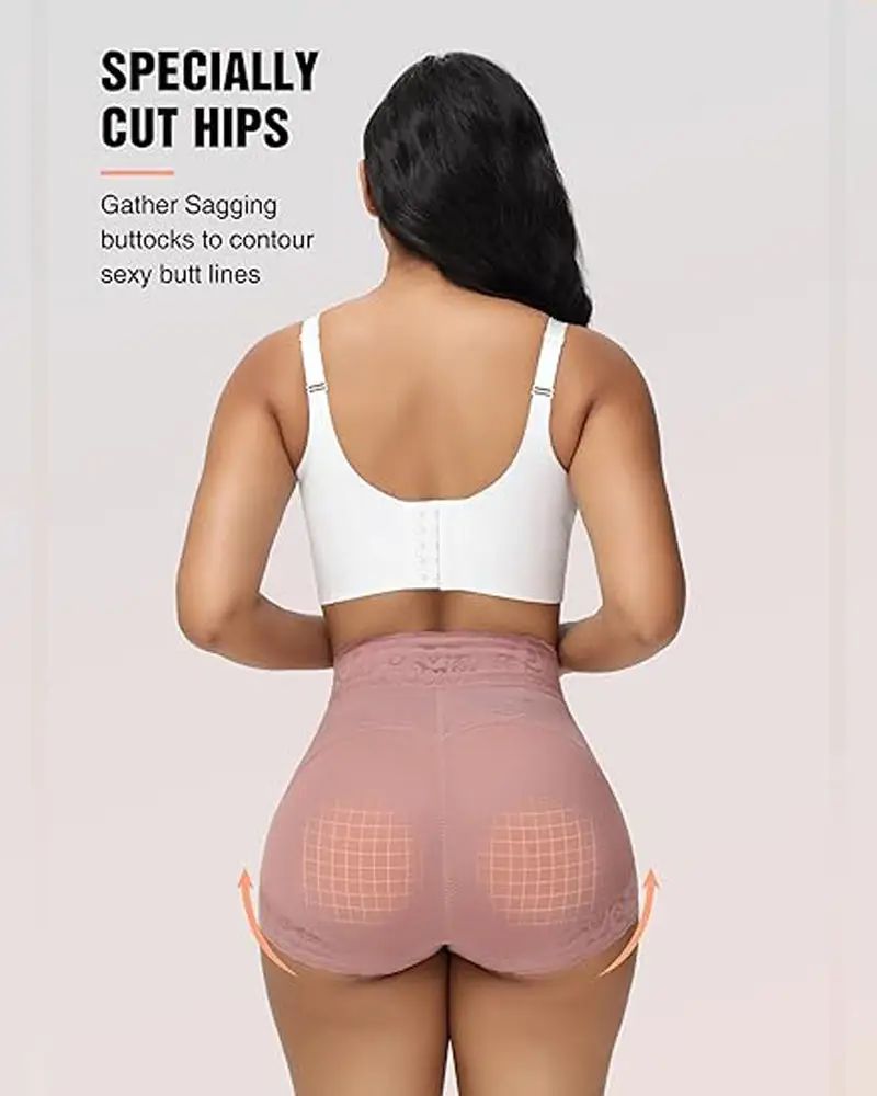 Classic Lace Butt Lifter Shaping Shorts For Women