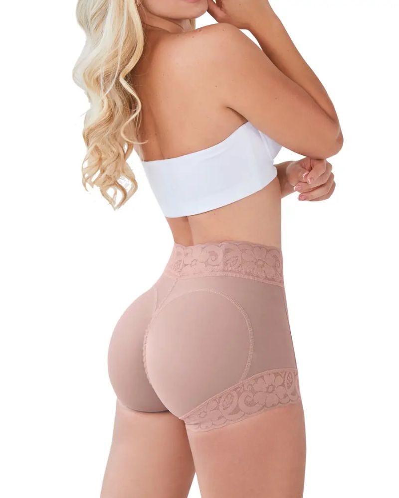 Classic Lace Butt Lifter Shaping Shorts For Women