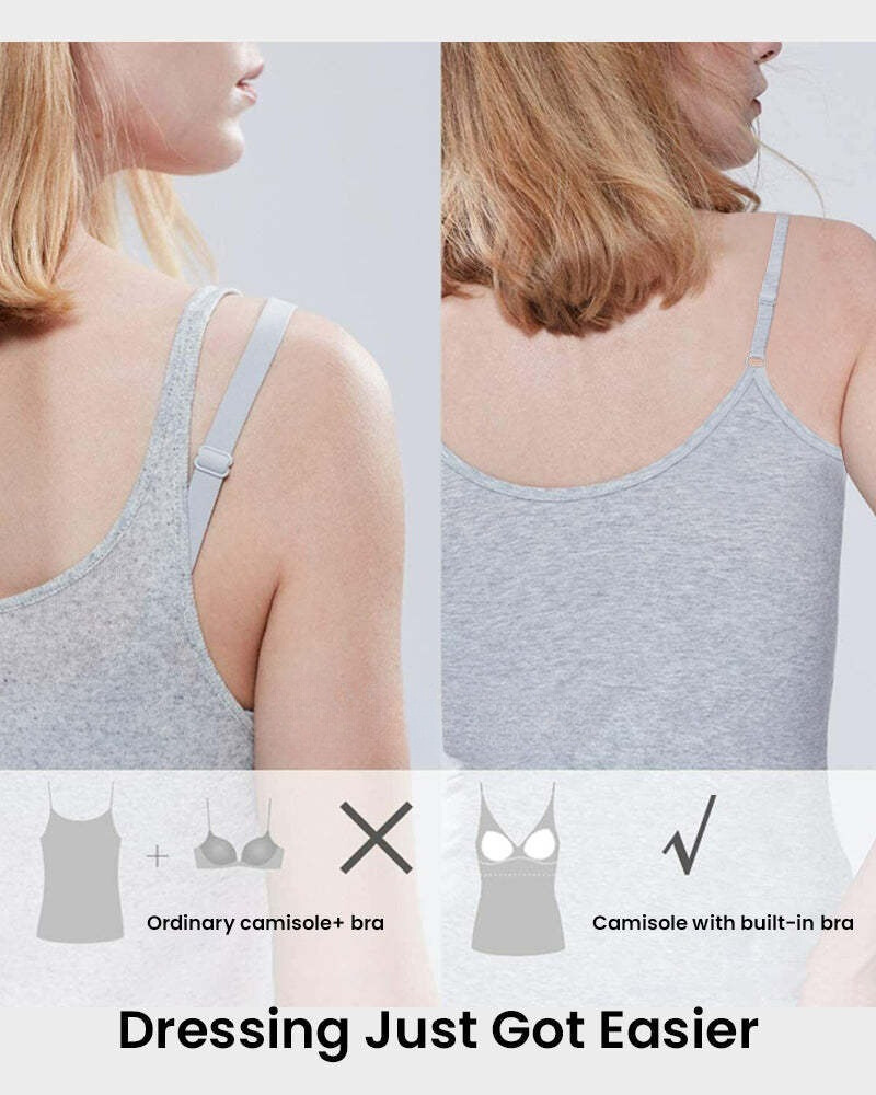 Woobilly® Fly Free Cooling Camisole with Built-in Bra