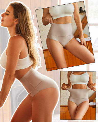 Woobilly® 3-Pack High Waisted Tummy Control Briefs (Copy)