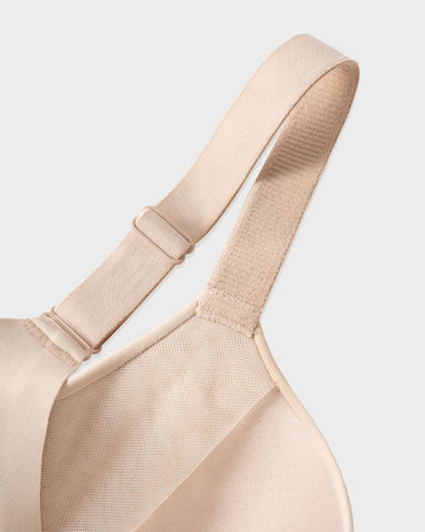 Back Smoothing Push-Up Plunge Bra - Skin