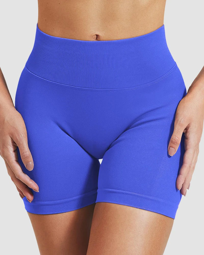 Stretchy Hip Lift Tummy Tuck Rear V Yoga Shorts