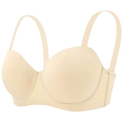 Women's Underwire Contour Multiway Full Coverage Strapless Bra Plus Size