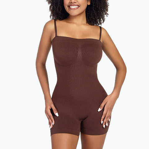 Strapless Slip Tummy Control Shapewear Bodysuit