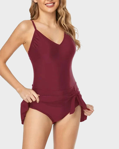 Traje de baño de una pieza de talla grande