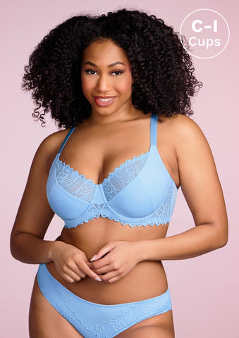 Woobilly® Pretty Secrets Lace Trim Full Coverage Underwire Bra