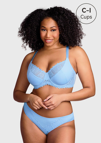 Woobilly® Pretty Secrets Lace Trim Full Coverage Underwire Bra