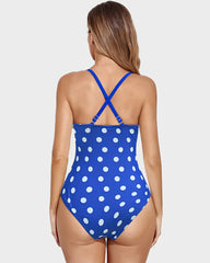 Woobilly-Women's Strappy Cutout One Piece Swimsuit - Woobilly