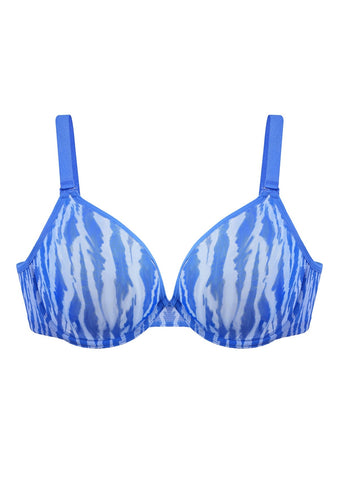 Woobilly® Zebra Wild Unlined Underwire Mesh Bra