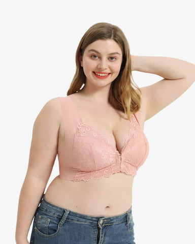 Front Closure '5D' Shaping Push Up Comfy Wireless Bra