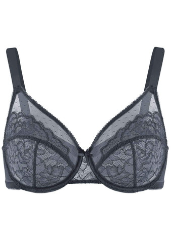 SheCurve®Full Coverage Lace Minimizer Bra - Petal