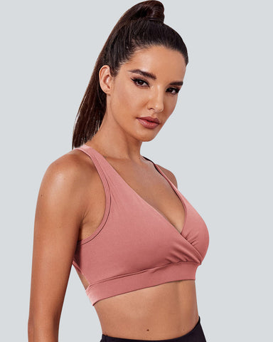 Sexy Deep V Sports Bra for Women