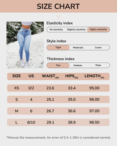 High Waist Slim Fit Jeans | Stretch Denim