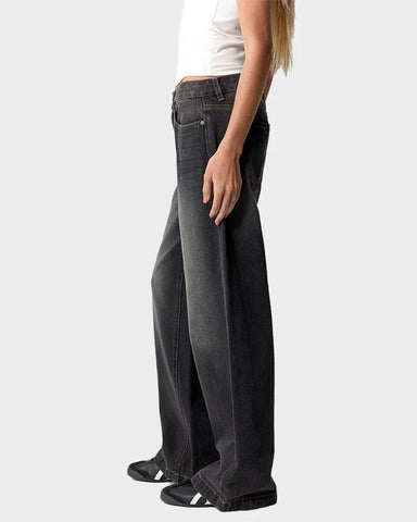 Relaxed Fit Low Rise Baggy Jeans For Everyday Style Cotton Denim