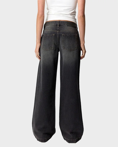 Relaxed Fit Low Rise Baggy Jeans For Everyday Style Cotton Denim