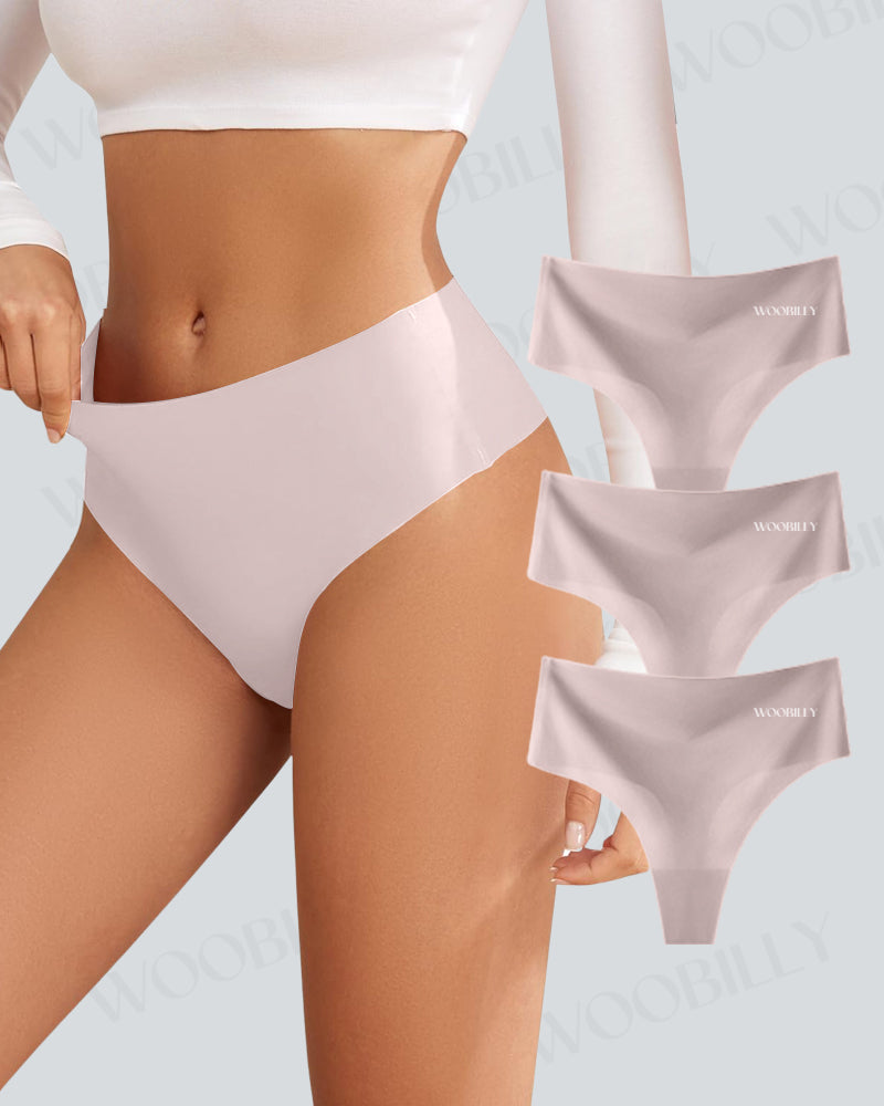 Breathable Seamless Thongs For Women No Camel Toe (3 Pack)