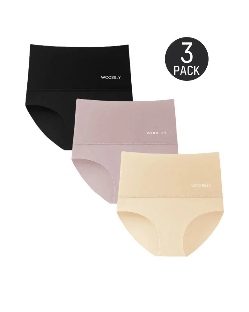 3-Pack High Waisted Tummy Control Briefs