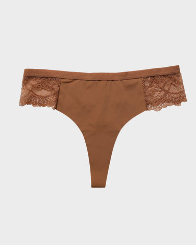 Seamless Comfort Lace Thong Panty