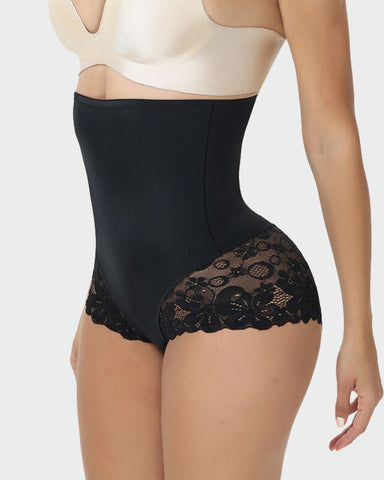 Ultra High Waist Lace Shaping Brief