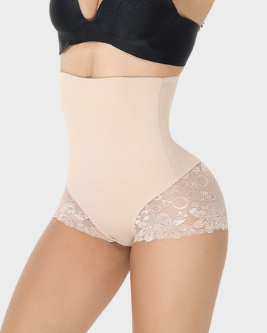 Ultra High Waist Lace Shaping Brief