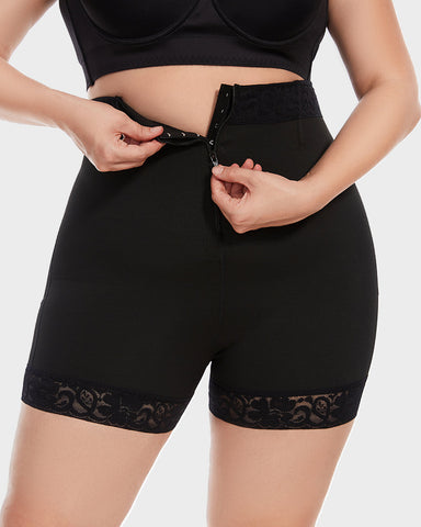 Pantalones cortos con control de barriga y faja moldeadora de glúteos