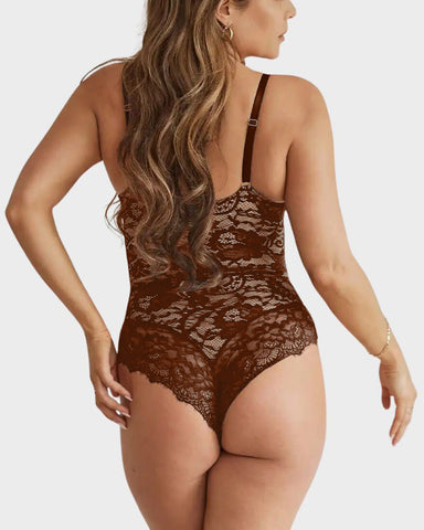 Plus Size Sexy Lace Bodysuits