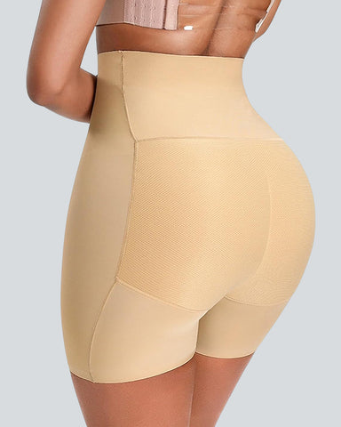 Tummy Control High Waist Butt Lifter Enhancer Shorts For Women