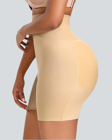 Tummy Control High Waist Butt Lifter Enhancer Shorts For Women
