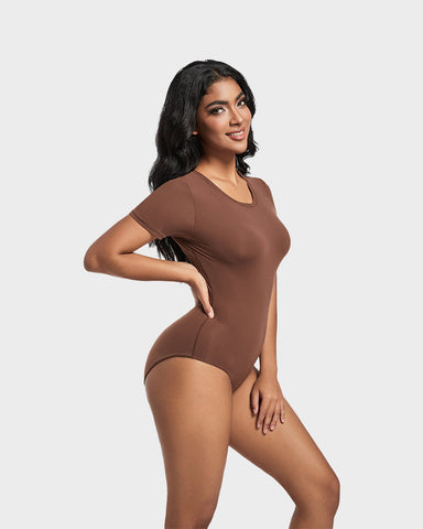 Comfy Sculpt Round Neck T-Shirt Bodysuit