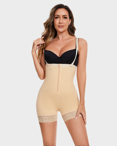 Open Bust Tummy Control Body Shaper