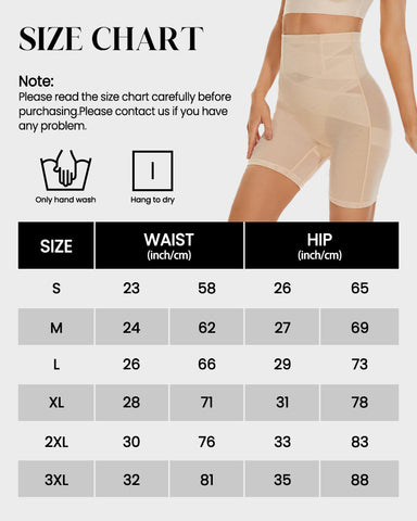 Mesh High Waist Shapewear Shorts