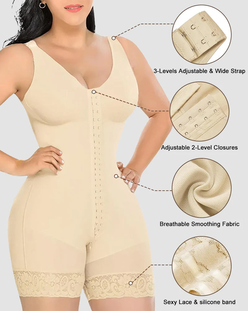 Tummy Control Post Surgery Full Shapewear Butt Lifter Fajas Colombianas