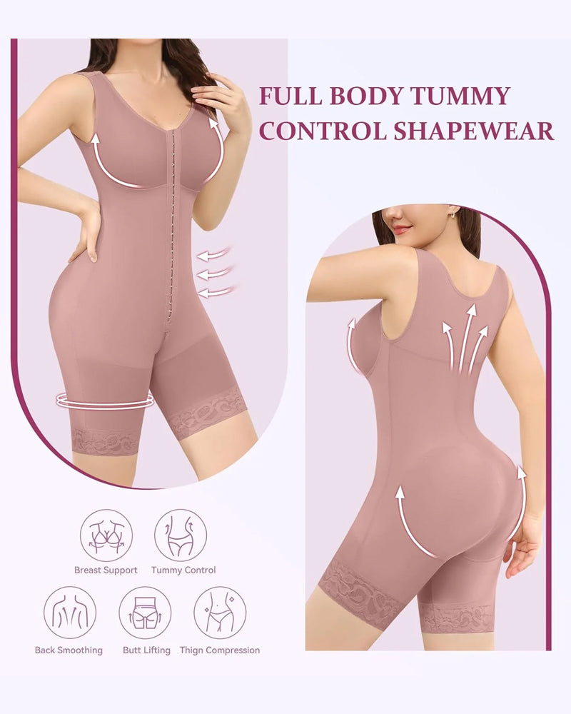 Tummy Control Post Surgery Full Shapewear Butt Lifter Fajas Colombianas