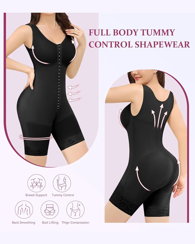 Tummy Control Post Surgery Full Shapewear Butt Lifter Fajas Colombianas