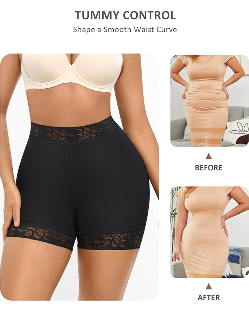 Classic Lace Butt Lifter Shaping Shorts For Women