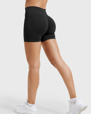 Workout Gym Impact Hidden Scrunch Butt Lifting Seamless Shorts