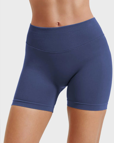 Workout Gym Impact Hidden Scrunch Butt Lifting Seamless Shorts