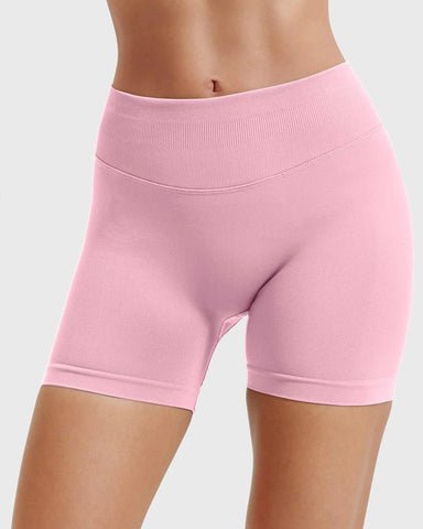 Workout Gym Impact Hidden Scrunch Butt Lifting Seamless Shorts