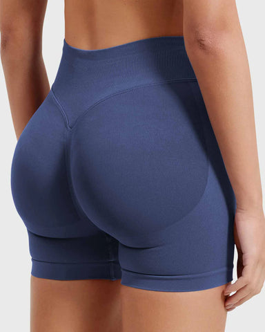 Workout Gym Impact Hidden Scrunch Butt Lifting Seamless Shorts