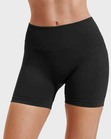 Workout Gym Impact Hidden Scrunch Butt Lifting Seamless Shorts