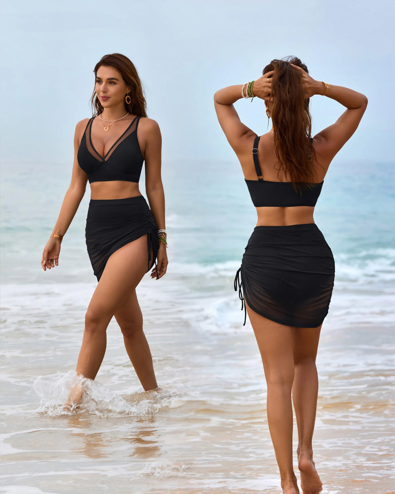 Mesh Sarong Wraps Bathing Suits