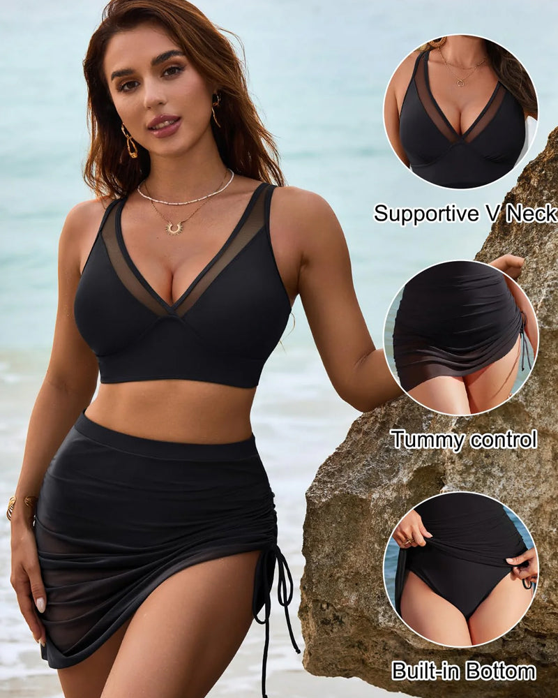 Mesh Sarong Wraps Bathing Suits