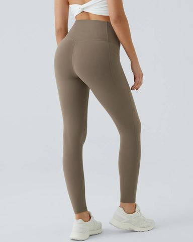 High Waisted Butt Lifting Tummy Control Side Pocket Shaping Training Leggings（复制图片）