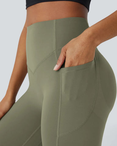 High Waisted Butt Lifting Tummy Control Side Pocket Shaping Training Leggings（复制图片）