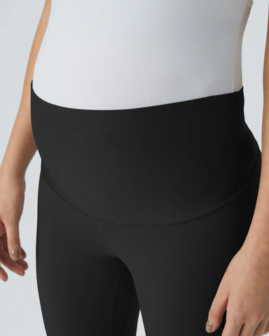 High Waisted Maternity Leggings for Women Over The Belly