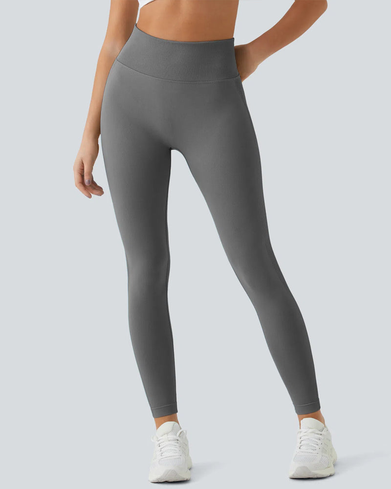 High Waisted Tummy-Control Butt Lifting Seamless Workout Leggings