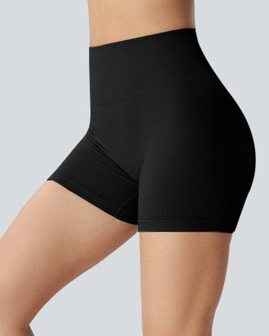Scrunch Butt Lifting Gym Seamless Biker Shorts For Women