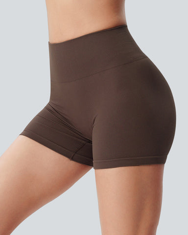 Scrunch Butt Lifting Gym Seamless Biker Shorts For Women